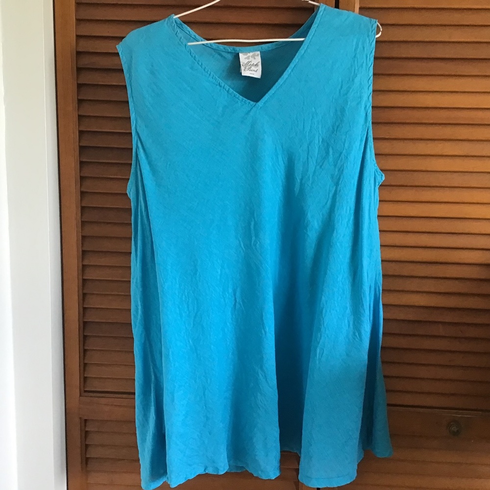 Match point linen summer tunic great shape. Worn once or twice